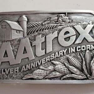 Aatrex Silver Anniversary Belt Buckle